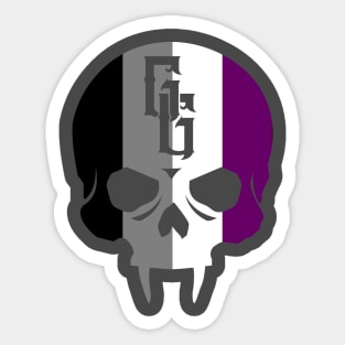 Asexual Pride Gehenna Sticker